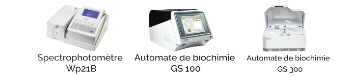 Analyseurs de biochimie